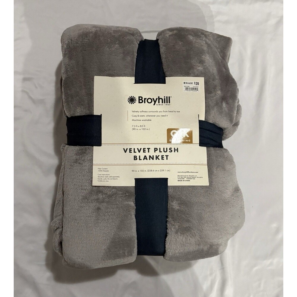 Broyhill VELVET PLUSH BLANKET 90x102